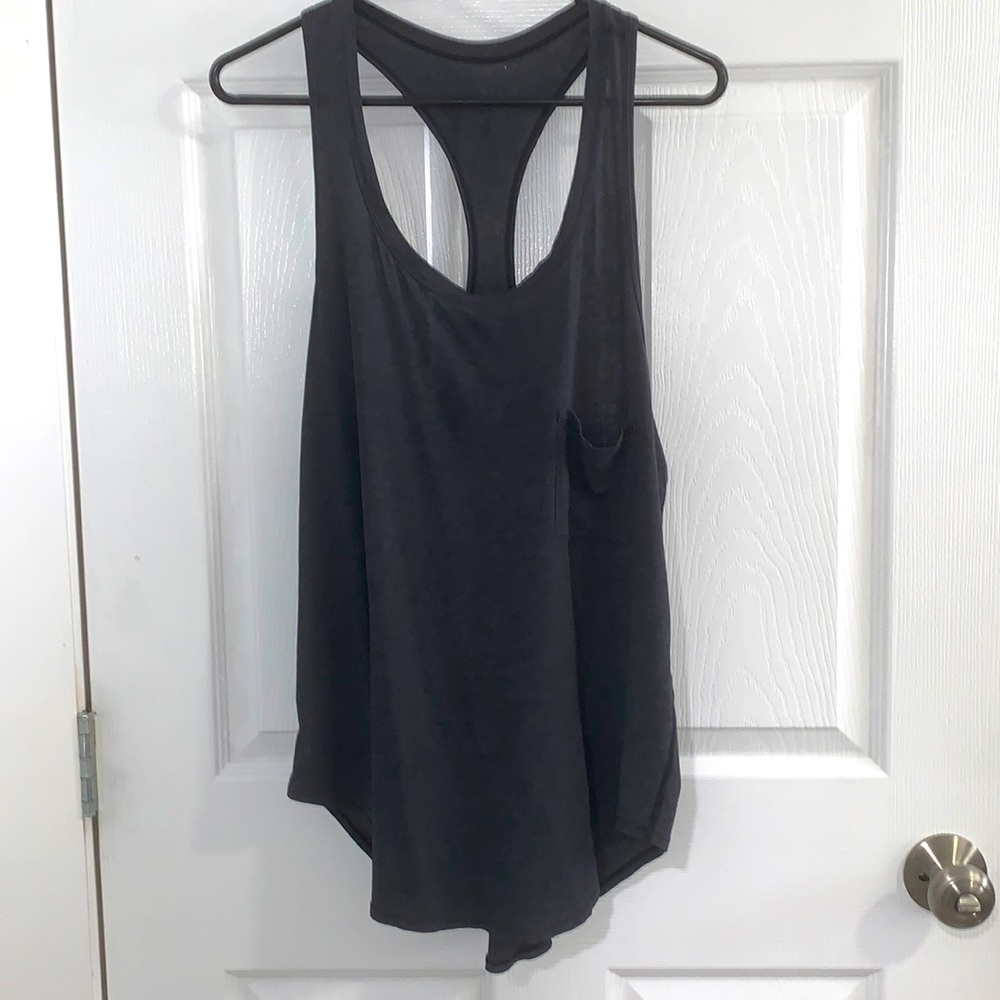 Black LuluLemon tank top